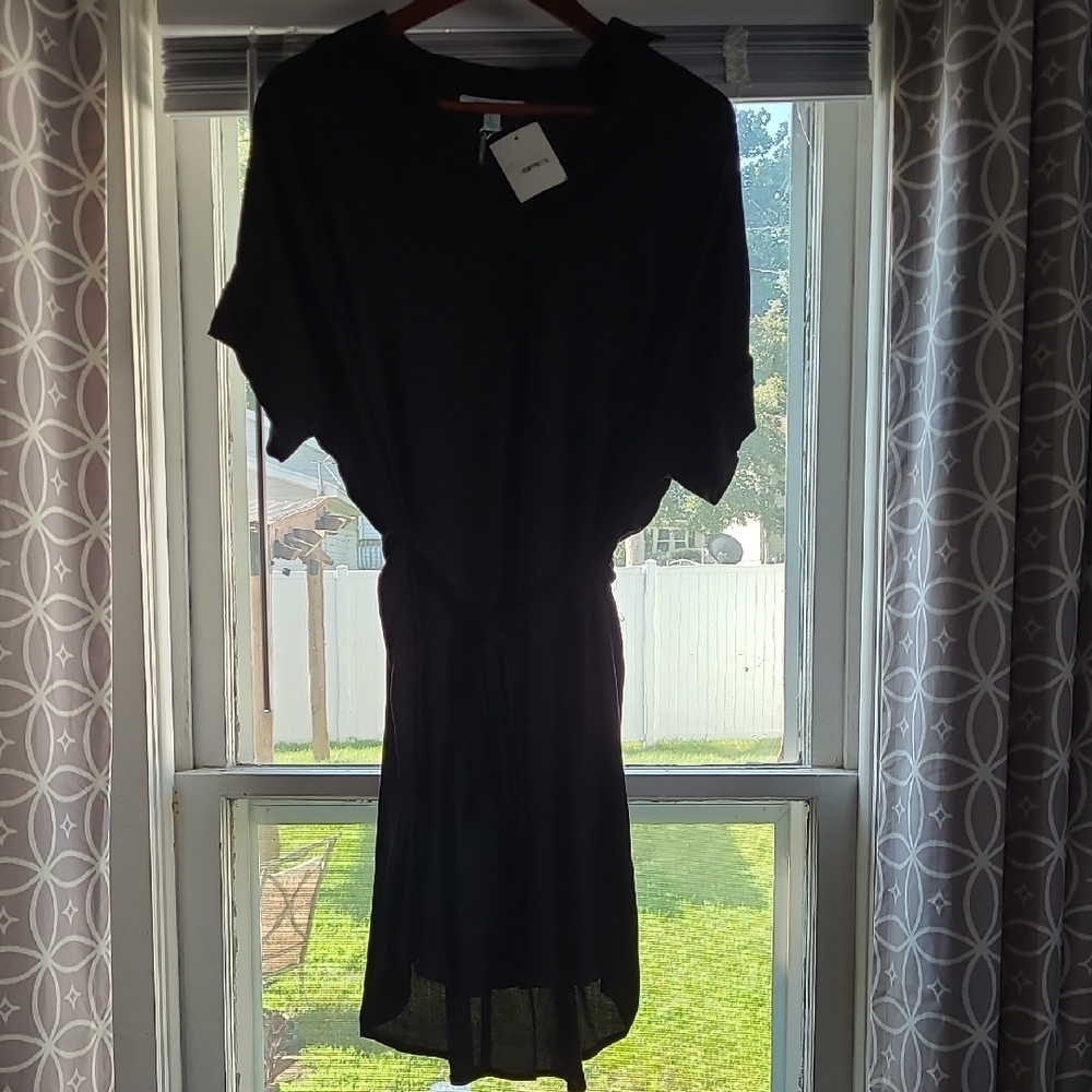 Chic Black High Low Dress